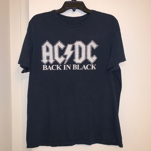 Acdc Other - AC/DC Back In Black Tee Shirt Size Large